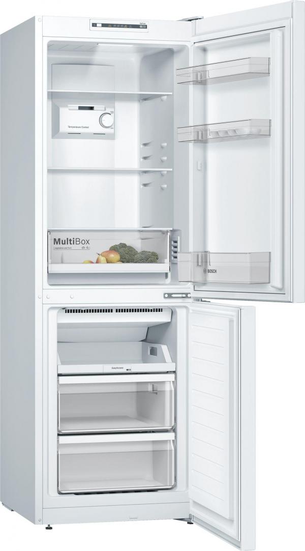 Bosch KGN33NWEB Serie 2 Stand Kühl-Gefrierkombination, 60cm breit, 282l, NoFrost, FreshSense, weiß