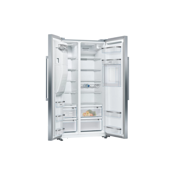 Siemens KA93GAIEP iQ500 Side-by-Side-Kombination, 91 cm breit, 560 L, NoFrost, Superkühlen, Supergefrieren, inox-antifingerprint