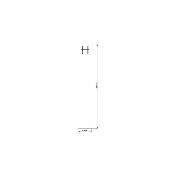 DEKO-LIGHT Estada Stehleuchte, 220-240V AC/50-60Hz, E27, 1x max. 11 W, silberfarben (730009)