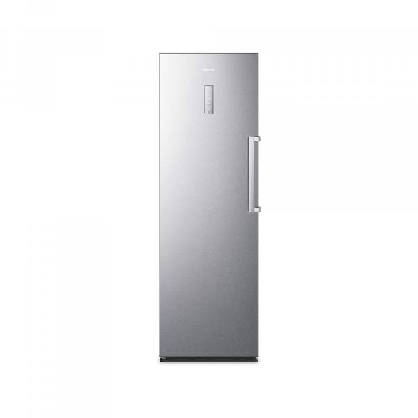 ARDEBO.de Hisense FV354N4BIE Stand Gefrierschrank, 60 cm breit, 274 L, NoFrost, Twist Ice Maker, LED Beleuchtung, SuperFreeze, Edelstahloptik