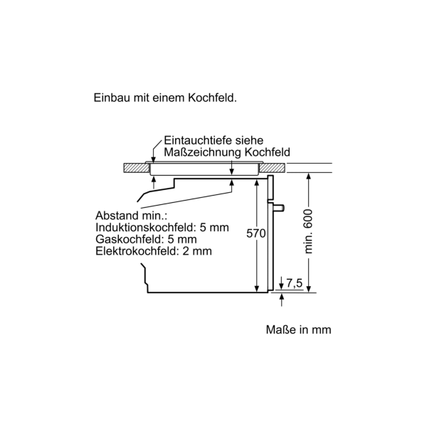 Siemens PQ521KB00B EEK: A Einbauherd-Set mit Glaskeramikkochfeld (EA645GN17 + HZ317000 + HE578BBS0), 60 cm breit, 71L, activeClean, Edelstahl