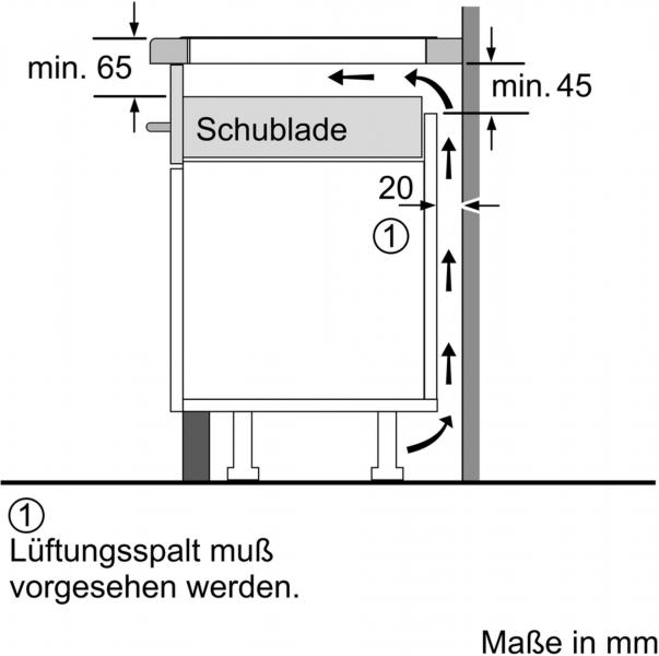 Siemens EH675LFC1E iQ300 Autarkes Induktionskochfeld, Glaskeramik, 60 cm breit, bratSensor Plus, reStart, schwarz