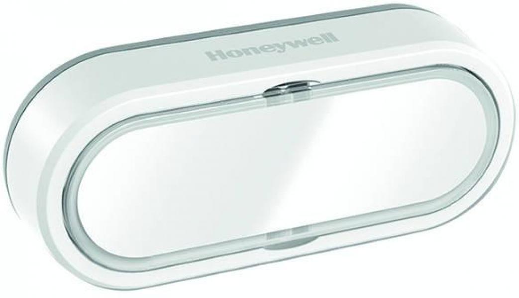 ARDEBO.de Honeywell Home DCP911 Funk Taster Querformat mit Namensschild, IP55, silber