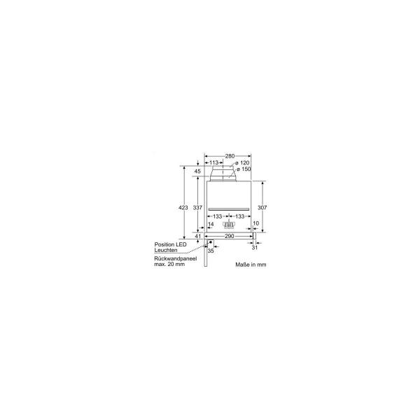 Siemens LI69SA684 EEK: A Flachschirmhaube, 60cm breit, Ab-/Umluft, softLight, Boost-Funktion, Edelstahl