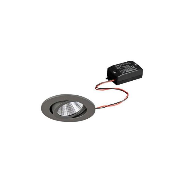 ARDEBO.de Brumberg LED-Einbaustrahlerset schaltbar, 7W, 740lm, 2700K, titan (38261643)