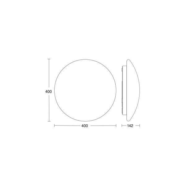 Steinel RS PRO P3 EM S Sensor-LED-Innenleuchte, Notlicht, 4000K, weiß (058593)