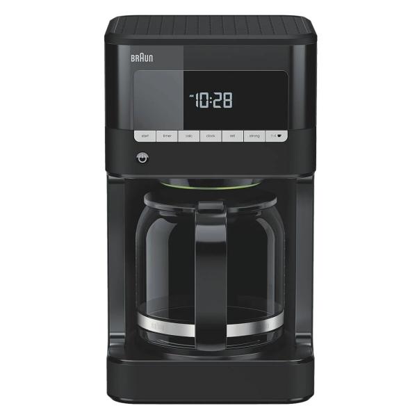 ARDEBO.de Braun KF 7020 PurAroma7 Kaffeemaschine, mit Warmhalteplatte & Tropfstopp, 12 Tassen, 1000 Watt, schwarz