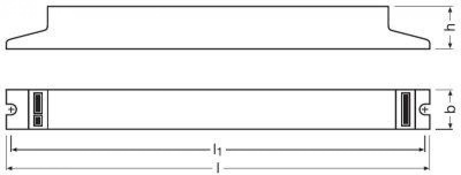 LEDVANCE Quicktronic Intelligent Dali DIM T8 QTIDALI1x58DIM Elektronisches Vorschaltgerät, dimmbar