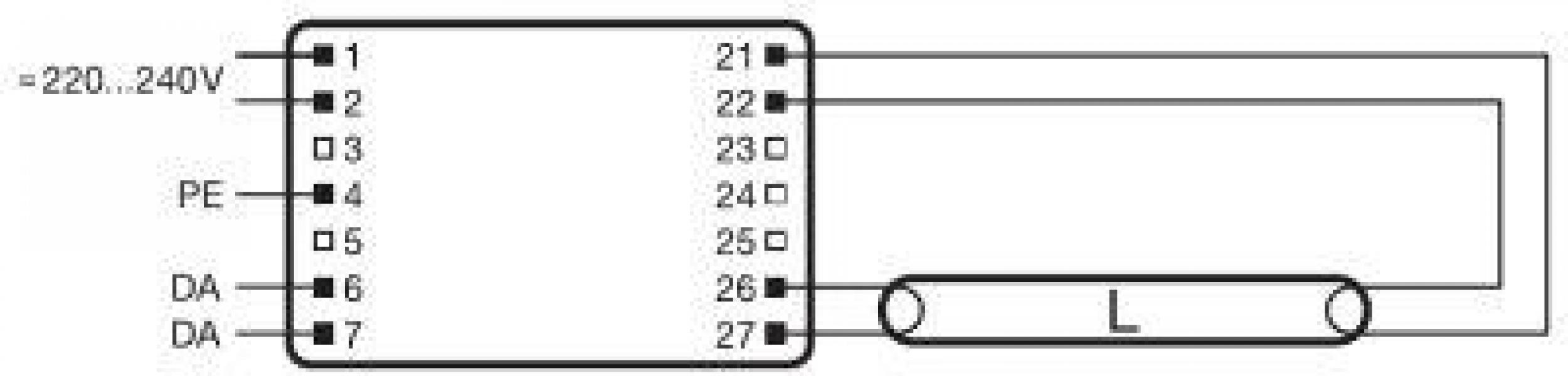 LEDVANCE Quicktronic Intelligent Dali DIM T8 QTIDALI1x58DIM Elektronisches Vorschaltgerät, dimmbar