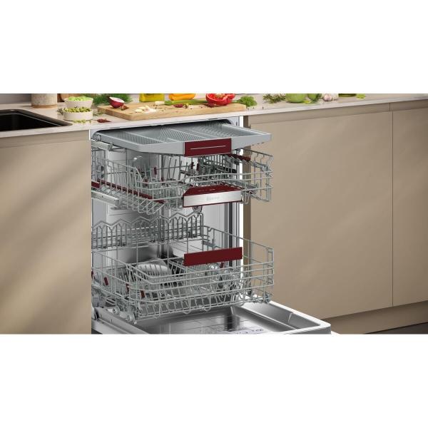 Neff S257ZCX01E N70 XXL Vollintegrierter Geschirrspüler, 60 cm breit, 14 Maßgedecke, Home Connect, TimeLight, Zeolith-Trocknen, AquaStop