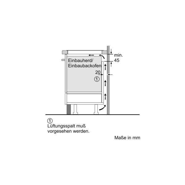 Neff T68FTV4L0 N90 Autarkes Induktionskochfeld, Glaskeramik, 80 cm breit, Kindersicherung, Powerstufe, 17 Leistungsstufen, Switch Off Timer, Rahmenlos