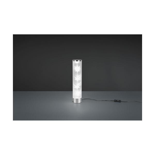 ARDEBO.de Reality Rico Tischleuchte LED Chrom, 1-flammig, Fernbedienung, Farbwechsler, 1,5W, 50lm, 3000K (R52811001)