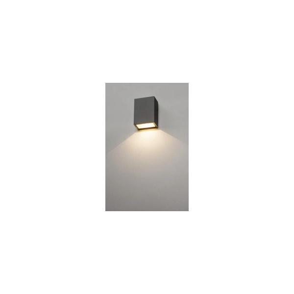 SLV QUAD Wandleuchte, LED, 3000K, IP44, eckig, anthrazit (232465)