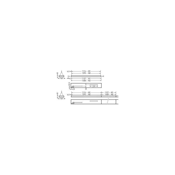 TRILUX Opendo H1-L Hängeleuchte, PW19 20-53/6/ML-840 ET 01, LED, 4000 K, weiß (8104940)