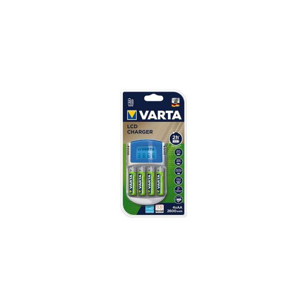 ARDEBO.de VARTA 57070 Power Line LCD Charger+USB+4x56766