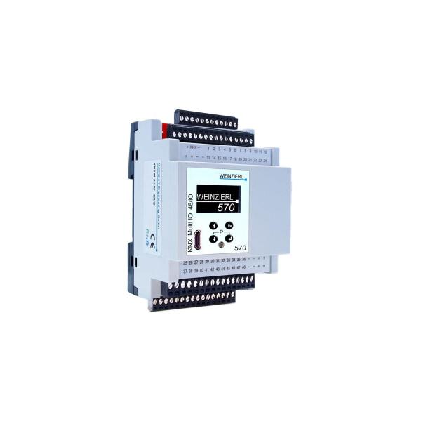 ARDEBO.de Weinzierl KNX TP MULTI IO 570 (48I/O) universelles Ein- und Ausgangsmodul