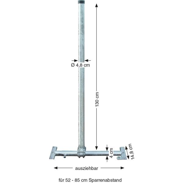 Astro SDH 1300 Sparrenabstand 500-900/Mastlänge 1300mm (370131)