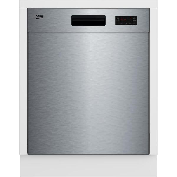 ARDEBO.de Beko BDUN15430X Unterbau-Geschirrspüler, 60 cm breit, 14 Maßgedecke, 5 Programme, WaterSafe+, Edelstahl Fingerprint Free