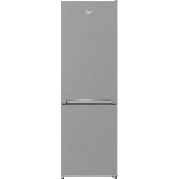 ARDEBO.de Beko RCSA270K40SN Stand Kühl-Gefrierkombination, 54 cm breit, 262 L, Gefrierfach unten, silber/grau