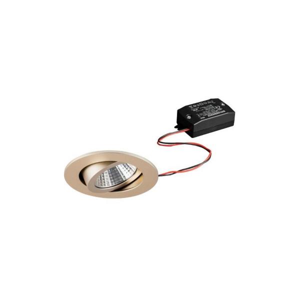 ARDEBO.de Brumberg LED-Einbaustrahlerset schaltbar, 7W, 740lm, 3000K, champagner matt (38361633)