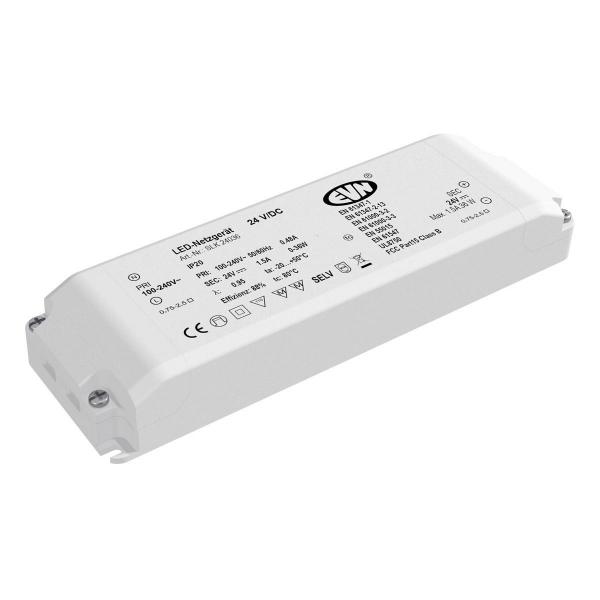 ARDEBO.de EVN Netzgerät 24V/DC - 0,1-36W - IP20 - Primär: 100-240V/AC (SLK24036)