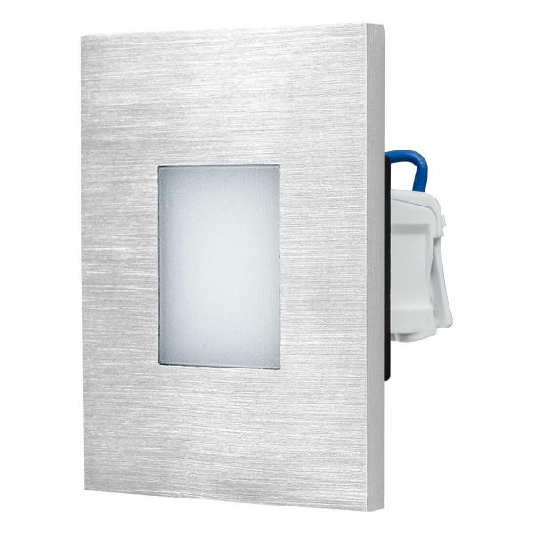 ARDEBO.de EVN LED Wandeinbauleuchte - Edelstahl IP44 - 220-240V - 1,8W - 3000K - 55lm (LQ41802)