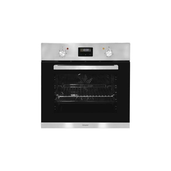 ARDEBO.de Exquisit EBE 657-2 U Einbaubackofen, 60 cm breit, 59 Liter, Grill, Umluft, Timer, inox