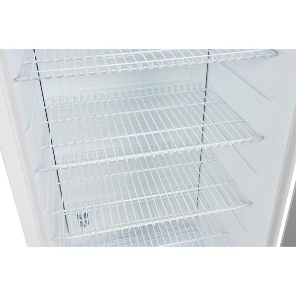 Exquisit GKS350-1-GT-280D Glastür-Kühlschrank, 60 cm breit, 320l, weiß