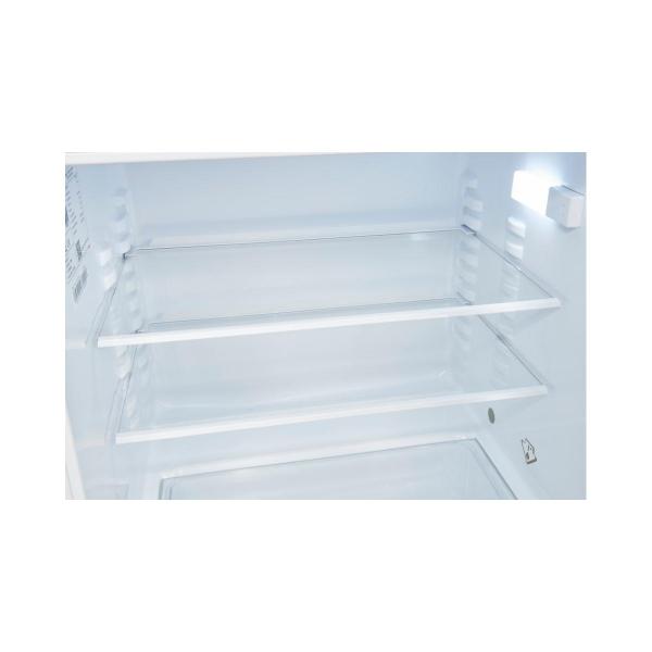 Exquisit UKS140-V-FE-010E Unterbau Kühlschrank, Nischenhöhe 82,5 cm, 60 cm breit, 138L, Festtürmontage, Abtauvorgang automatisch, Eierablagen, Temperatureinstellung, weiß