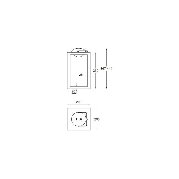 Fabas Blend Tischleuchte, LED, Touchdimmer, Holz (Luce 3738-30-130)