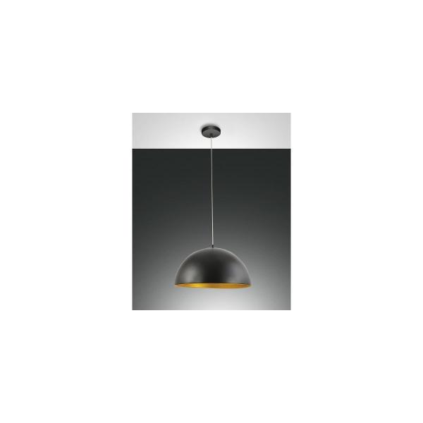 ARDEBO.de Fabas Luce DINGLE PENDELLEUCHTE, 60W, E27, schwarz (3215-40-101)