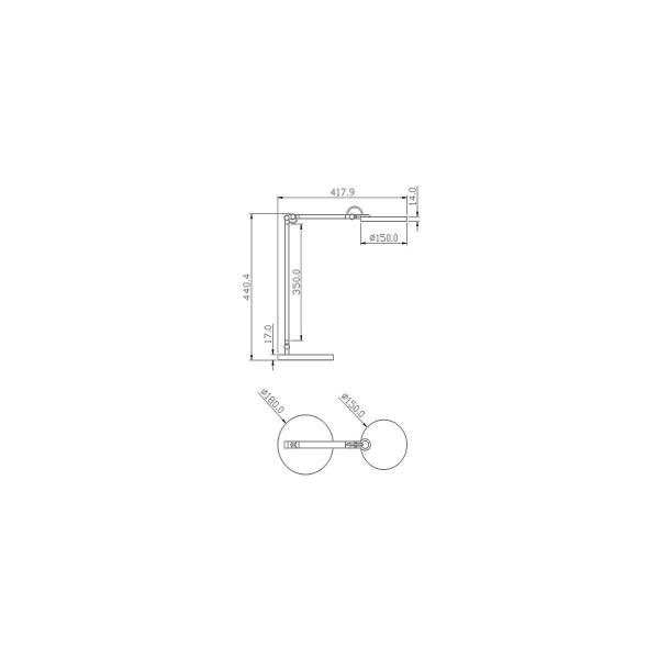 Fabas Luce Regina Tischleuchte, LED, Aluminium (3551-30-212)