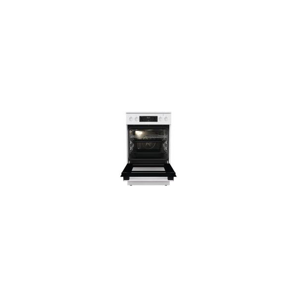 Gorenje GECS5C60WPA Stand-Elektroherd, 50cm breit, 70L, AquaClean, AirFry, ExtraSteam, weiß