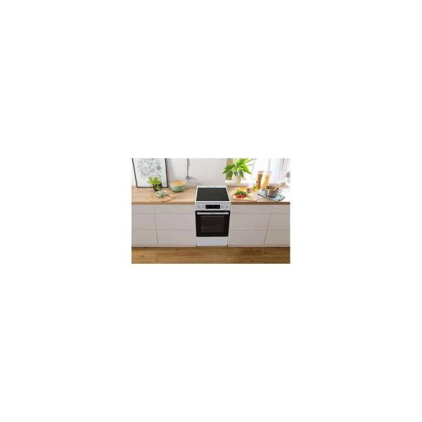 Gorenje GECS5C60WPA Stand-Elektroherd, 50cm breit, 70L, AquaClean, AirFry, ExtraSteam, weiß