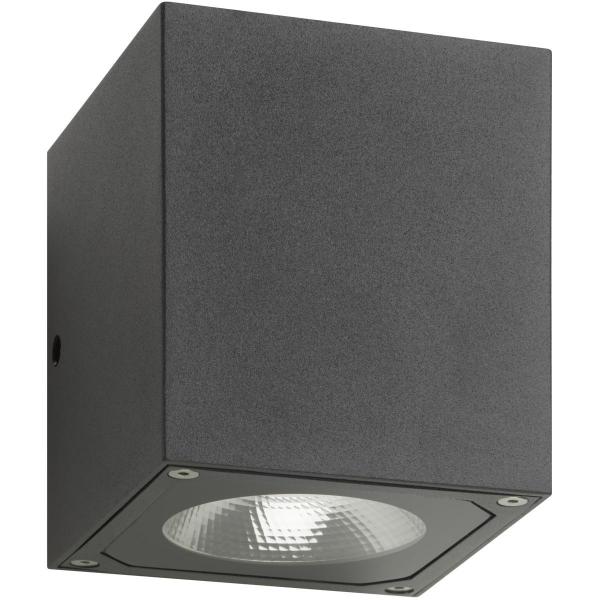 ARDEBO.de LCD Up- und Down Wandleuchte Typ 5025, 2x7W, 433lm, 3000K, graphit (5025)