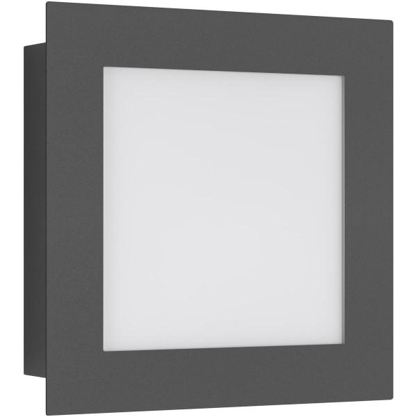 ARDEBO.de LCD Wandleuchte Typ 3007LEDSEN, 12W, 1000lm, 3000K, graphit (3007LEDSEN)