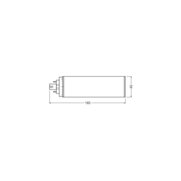 LEDVANCE DULUX LED T/E HF & AC MAINS V 20W 840 GX, 2250lm, kaltweiß (4058075822399)