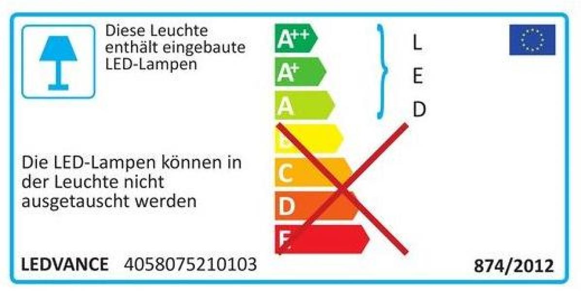 LEDVANCE LED-Feuchtraumleuchte, 4000K, 55W, IP66 (DPCOM1500554KGRIP66)