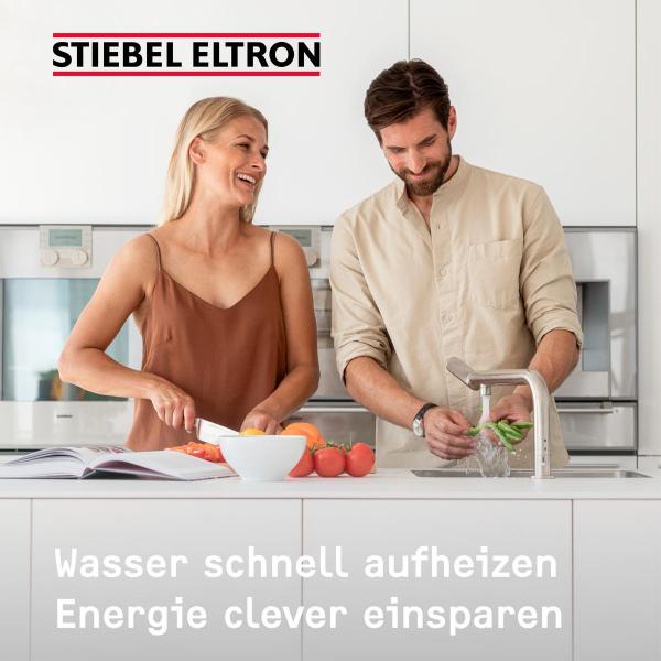 STIEBEL ELTRON SNE 5 t ECO + WSN 10 Kleinspeicher, mit Sensorarmatur, 2kW, stufenlos, antitropf, weiß (238823)