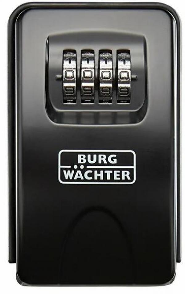 ARDEBO.de Burg Wächter KEY SAFE 20 SB Schlüsseltresor für Schlüssel bis 12cm Länge, 0,58L, Zinkdruckguss, schwarz (38000)