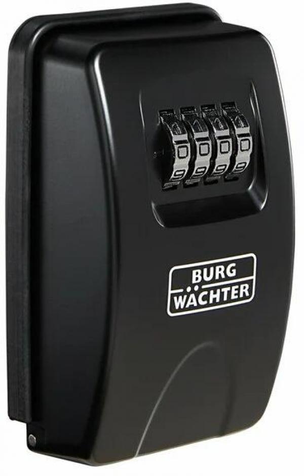 Burg Wächter KEY SAFE 20 SB Schlüsseltresor für Schlüssel bis 12cm Länge, 0,58L, Zinkdruckguss, schwarz (38000)