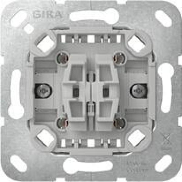 ARDEBO.de Gira 315500 Wipptaster-Einsatz mit Befestigungskrallen, Wechsler, 2fach, 10A, 250V