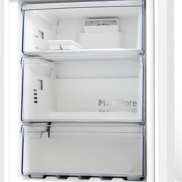 Beko B7RCNA407HXBR Stand Kühl-Gefrierkombination, 60 cm breit, 255 L, NoFrost, SmoothFit, LED Illumination, Prepainted Dark Inox