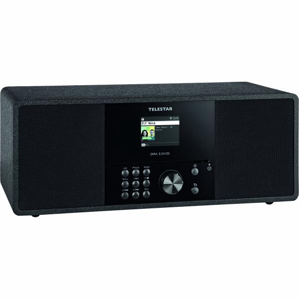 Telestar DIRA S 24 CD DAB+/FM Stereo-Radio mit CD-Spieler Schwarz