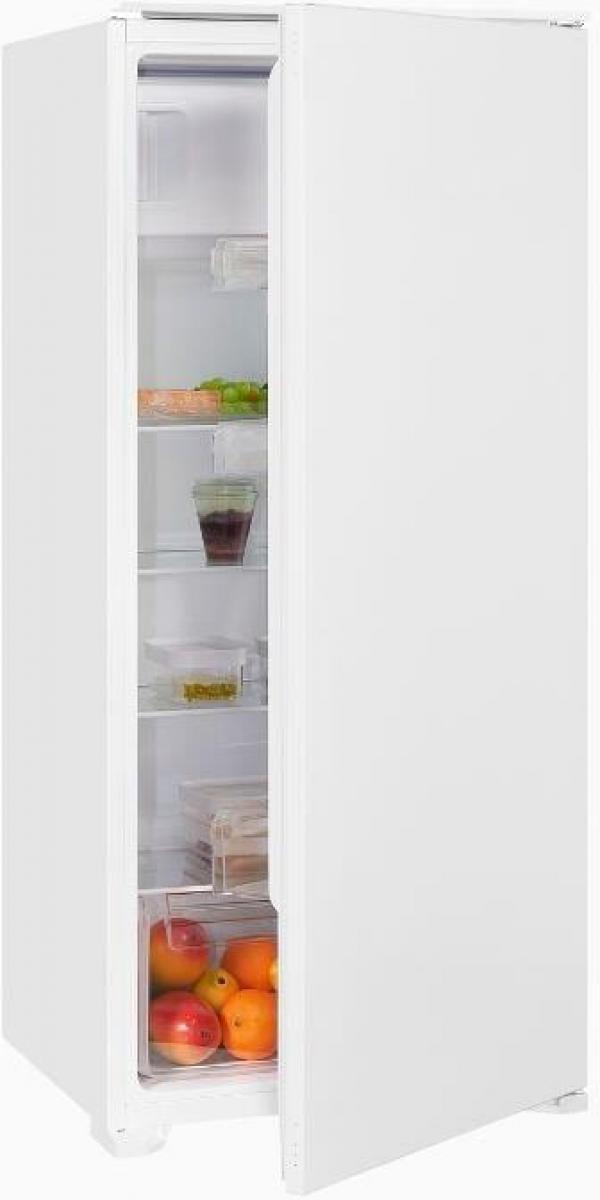 ARDEBO.de Exquisit EKS201-4-E-040E Einbaukühlschrank, mit Gefrierfach, Nischenhöhe: 122 cm, 181 Liter, Schlepptürmontage, weiß