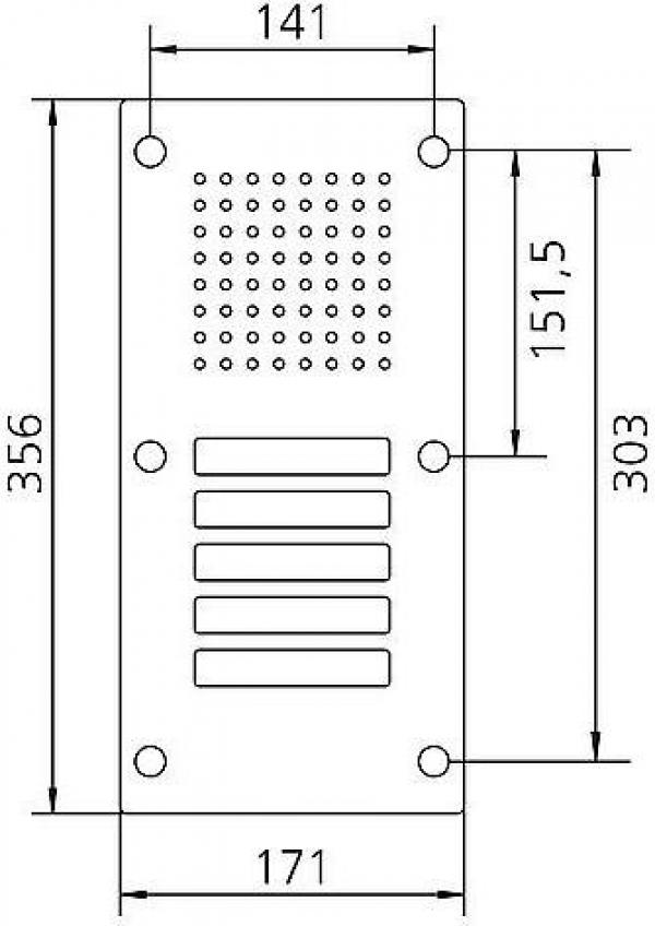 Siedle CL111-5B-02 Classic Türstation Audio 5fach In-Home, Edelstahl gebürstet (200042883-00)