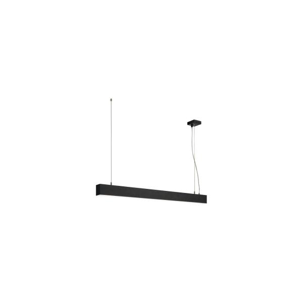 ARDEBO.de SLV GLENOS Profilpendelleuchte, LED, 3000K, schwarz, 1 m, 43W (1001400)