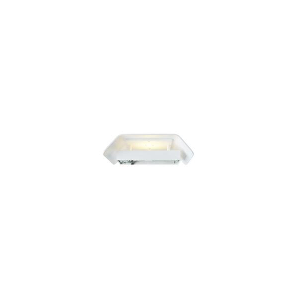 SLV MANA Wandleuchte LED, 2000K-3000K Dim to Warm, weiß, B/H/T 20/7,9/6,6 cm exkl. Abdeckung (1000614)