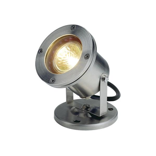 ARDEBO.de SLV NAUTILUS Outdoor Strahler, QR-C51, IP67, edelstahl, max. 35W (229090)