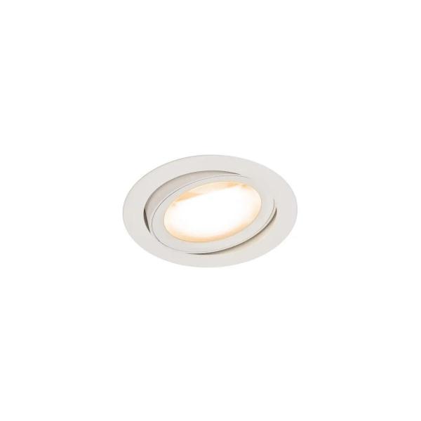 SLV OCULUS Indoor LED Deckeneinbauleuchte, DIM-TO-WARM, 2000-3000K, weiß (1004669)